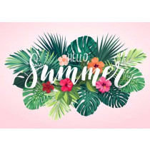 Poster "HELLO SUMMER" L50 H35 cm 