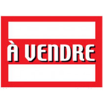 Panneau "À VENDRE " L100 H70 cm