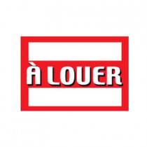Panneau "À LOUER" L70 H50 cm