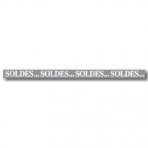 Bandeau "SOLDES...SOLDES...SOLDES..." L10 H168 cm