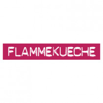 STICKER satiné L60 H10 cm "FLAMMKUECHE"