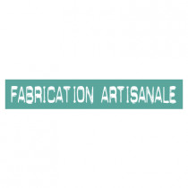 STICKER satiné L60 H10 cm "FABRICATION ARTISANALE"