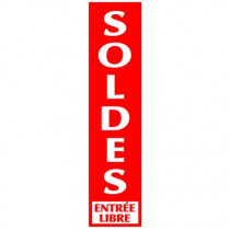 Affiche "SOLDES" L40 H165