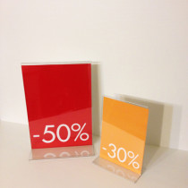 Porte Menu plexi A4
