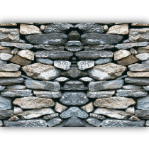 Panneau "Mur de pierres" L100 H70 cm