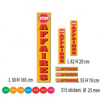 KIT de 6 affiches STOP AFFAIRES