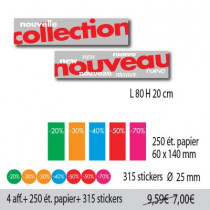 KIT de 2 affiches NOUVELLE COLLECTION