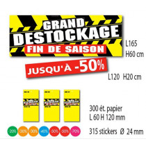 Kit de 2 affiches + 300 étiquettes + 315 stickers 