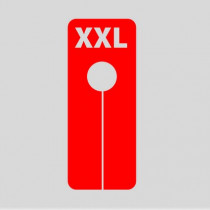 Marque taille "XXL" rouge