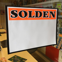 Affiche "SOLDEN" L40 H30 cm
