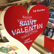 Carton découpé Saint Valentin L48 H46 cm