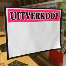 Affiche "UITVERKOOP" L40 H30 cm