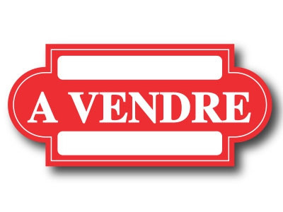 Carton "A VENDRE" L47 H22 cm