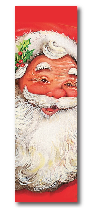 Affiche "Père Noël" L30 H90 cm