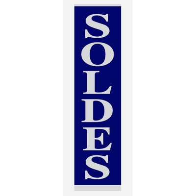 Affiche "SOLDES" L20 H82 CM