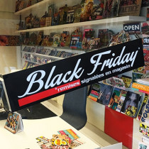 Affiche "BLACK FRIDAY" L70 H15 cm