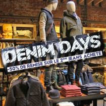 Affiche "DENIM DAYS"  L100 H25 cm