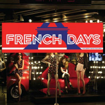 Affiche "FRENCH DAYS" L150 H50cm