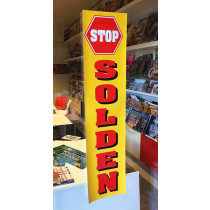 Poster  "STOP SOLDEN" L20  H82cm