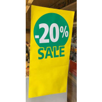 Poster SALE 20%, 115 x 56 cm 