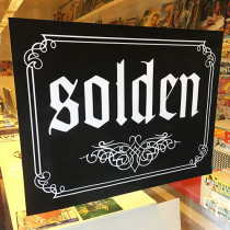 Poster "SOLDEN" L80 H60 cm