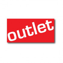 Affiche "OUTLET" L60 H30 cm