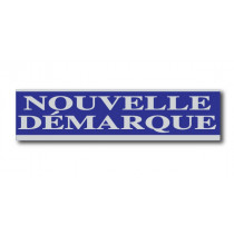 Affiche "NOUVELLE DEMARQUE" L82 H20 cm