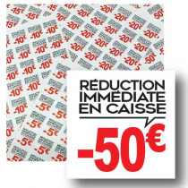Planche de 48 stickers 35x35 mm -50€