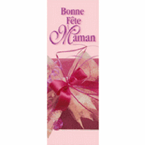 Affiche "Bonne Fête Maman" L43 H120 cm