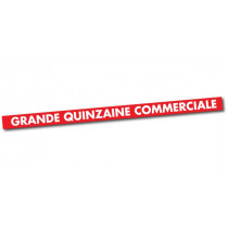 Affiche "GRANDE QUINZAINE COMMERCIALE" L170 H10 CM