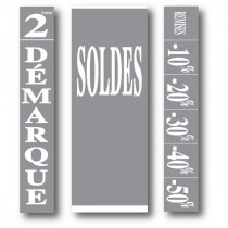 Kit de 3 affiches "SOLDES"