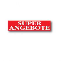 Plakat "SUPER ANGEBOTE" 82 X 20 CM