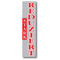 Banner "STARK REDUZIERT" 170 X 40 CM