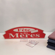 Carton "Fête des Mères" L36 H11 cm