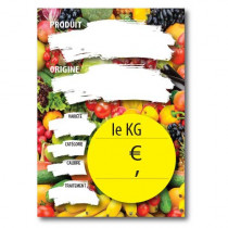 Paquet de 10 étiquettes carton Le KG  L150 H210 mm