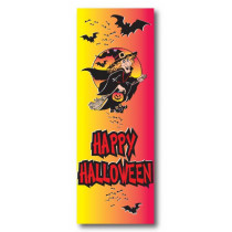 Affiche "HAPPY HALLOWEEN" L60 H170 cm