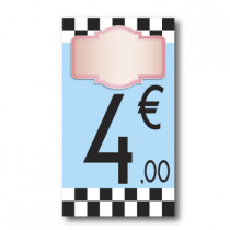 Panneau PVC 4€, 20x35cm