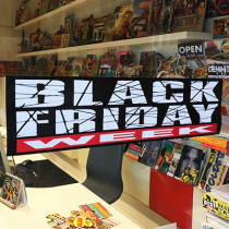 Affiche "BLACK FRIDAY WEEK" L75 H20 cm