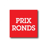 Sticker adhésif "PRIX RONDS "  L40 H40 cm