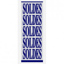 Affiche "SOLDES" L60 H168 cm