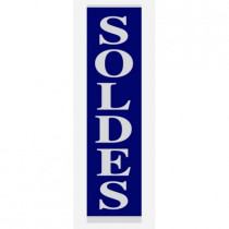 Affiche "SOLDES" L20 H82 CM