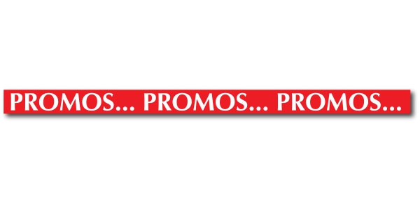 Affiche "PROMOS... PROMOS... PROMOS..." L170 H10 CM