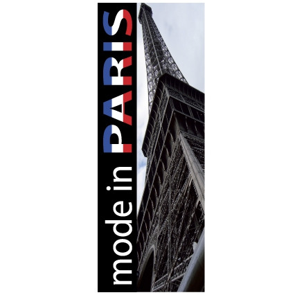Affiche "MODE IN PARIS" L35 H95 CM