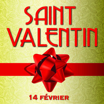 Panneau "SAINT VALENTIN" L33 H33 cm