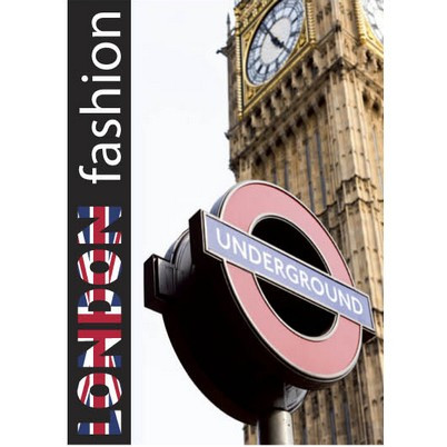 Panneau "LONDON fashion" 1 L25 H35 cm