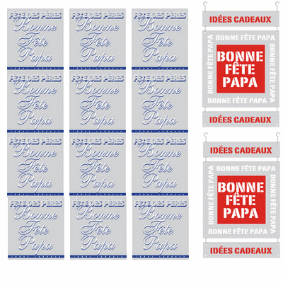 Kit de 5 pièces "BONNE FÊTE PAPA"