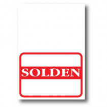 Paquet de 1000 étiquettes papier "SOLDEN" L70 H100 mm