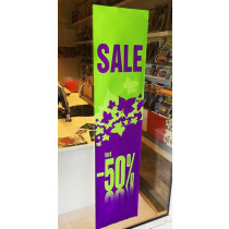 Poster "SALE" L40 H168 cm