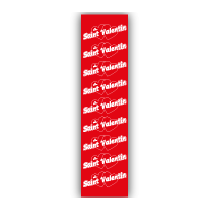 Affiche "Saint Valentin" L30 H117 cm