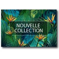 Affiche "NOUVELLE COLLECTION"  L56 H27 cm